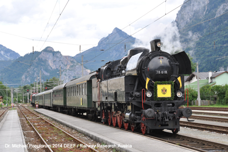 foto bild image picture Kaiserzug Bad Ischl Dampfzug DEEF Dr. Michael Populorum