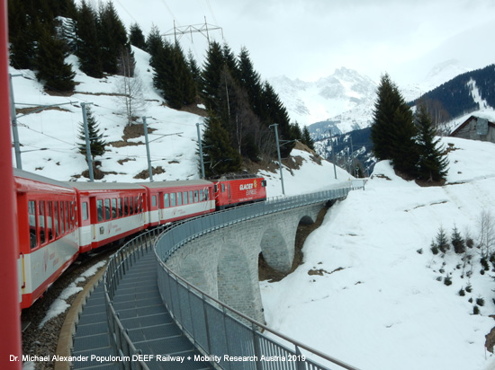 MGB Matterhorn Gotthard Bahn Furka Oberalp Eisenbahn Brig Oberwalden Realp Andermatt Operalppass Disentis Muster Schweiz Glacier Express