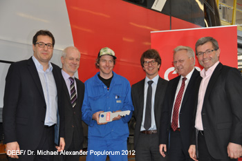 Eröffnung ÖBB Servicehalle 2 Innsbruck Westbahnhof 2012. DEEF / Dr. Michael Populorum