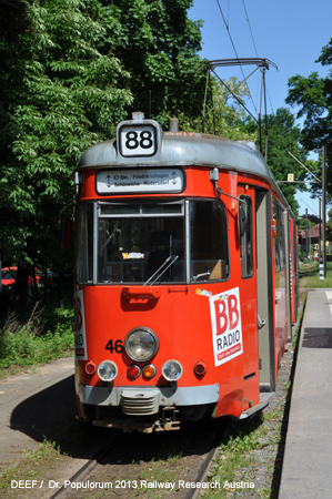 Bild Foto Berlin Strassenbahnlinie 88 Berlin S-Bahnhof Friedrichshagen - Schneiche - Rdersdorf DEEF Dr. Michael Populorum 2013