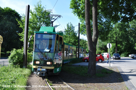 Bild Foto Berlin Strassenbahnlinie 88 Berlin S-Bahnhof Friedrichshagen - Schneiche - Rdersdorf DEEF Dr. Michael Populorum 2013