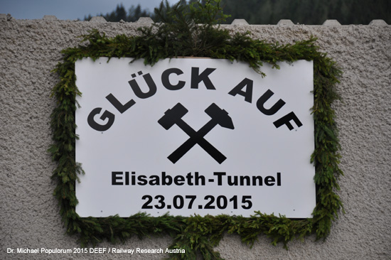 Semmering Basistunnel Fröschnitzgraben Feierlicher Beginn foto bild