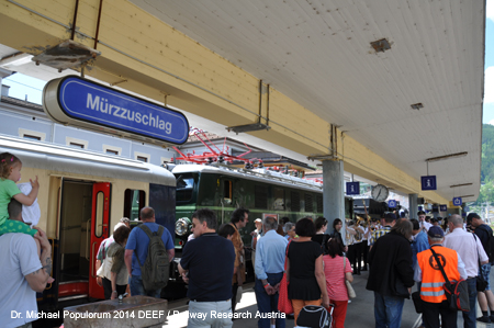 foto bild picture image Eisenbahnfest 160 Jahre Semmeringbahn, 10 Jahre Sdbahnmuseum. Dr. Michael Populorum