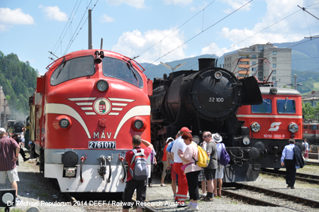 foto bild picture image Eisenbahnfest 160 Jahre Semmeringbahn, 10 Jahre Sdbahnmuseum. Dr. Michael Populorum