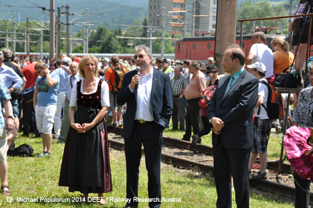 foto bild picture image Eisenbahnfest 160 Jahre Semmeringbahn, 10 Jahre Sdbahnmuseum. Dr. Michael Populorum