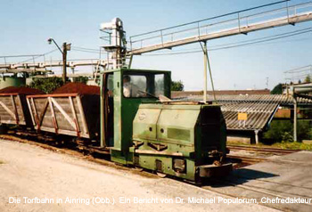 Torfbahn Ainring. DEEF / Dr. Mchael Populorum. Dokumentationszentrum fr Europische Eisenbahnforschung