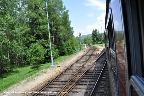 tschechien eisenbahn budweis krummau oberplan schwarzes kreuz neuthal nove udoli foto bild picture