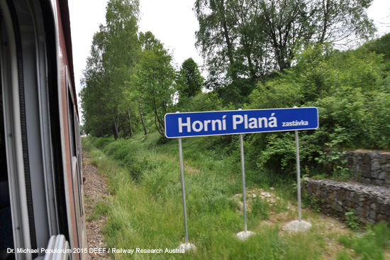 tschechien eisenbahn budweis krummau oberplan schwarzes kreuz neuthal nove udoli foto bild picture