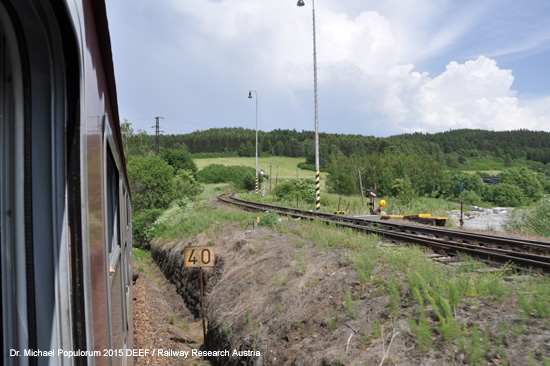 tschechien eisenbahn budweis krummau oberplan schwarzes kreuz neuthal nove udoli foto bild picture