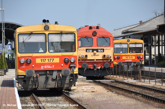 eisenbahn ungarn bahnstrecke 14 Csorna - Papa. Foto bild picture Michael Populorum