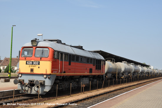 eisenbahn ungarn bahnstrecke 14 Csorna - Papa. Foto bild picture Michael Populorum