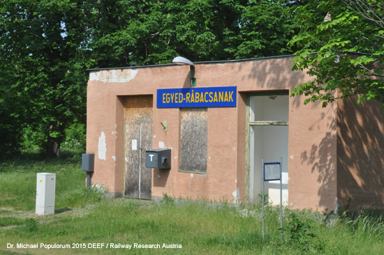 eisenbahn ungarn bahnstrecke 14 Csorna - Papa. Foto bild picture Michael Populorum