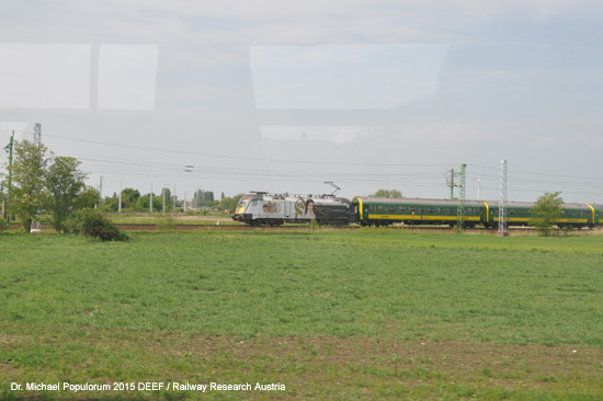 eisenbahn ungarn bahnstrecke 14 Csorna - Papa. Foto bild picture Michael Populorum