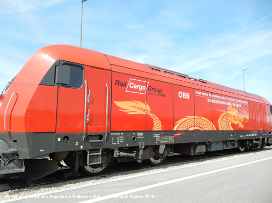 Rail Cargo Austria Güterzug Seidenstraße China Wien Österreich