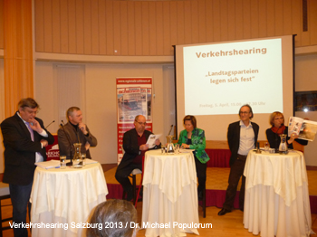 Verkehrshearing Salzburg 2013 / DEEF Dr. Michael Populorum