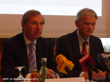 PK 10.1.2013 Neubaustrecke HL-Strecke Westbahn Salzburg bis Kstendorf. DEEF / Dr. Michael Populorum 2013