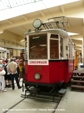 foto bild picture image Wiener Strassenbahnmuseum Remise Erdberg DEEF Dr. Michael Populorum