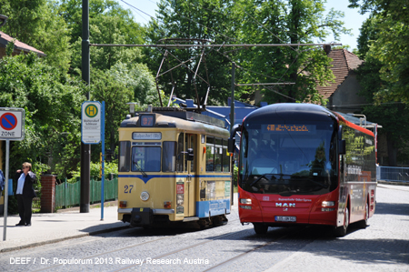 Foto Bild Woltersdorfer Strassenbahn Berlin. DEEF Dr. Michael Populorum 2013