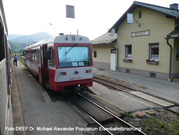 Erlauftalbahn und Ybbstalbahn. Eine Rundreise 2008. Ein Beitrag von DEEF und Dr. Michael Populorum