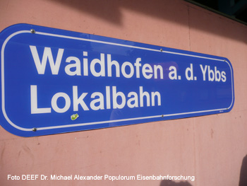 Erlauftalbahn und Ybbstalbahn. Eine Rundreise 2008. Ein Beitrag von DEEF und Dr. Michael Populorum