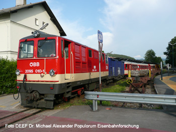 Erlauftalbahn und Ybbstalbahn. Eine Rundreise 2008. Ein Beitrag von DEEF und Dr. Michael Populorum