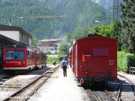 foto picture bild image Zillertalbahn Jenbach Mayrhofen im Zillertal. DEEF Dr. Michael Populorum 2014
