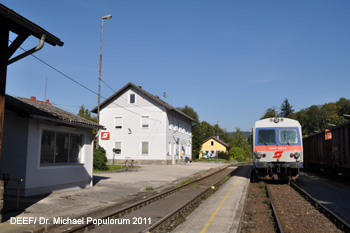 Aschacherbahn Eisenbahnstrecke Österreich Haiding Aschach an der Donau