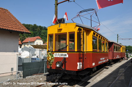 Florianerbahn Lokalbahn Ebelsberg nach St. Florian Ehem. Eisenbahnstrecke in Österreich