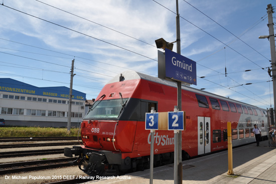 Franz Josefs Bahn Eisenbahnstrecke Österreich Wien -Siegmundsherberg Gmünd Ceske Velenice