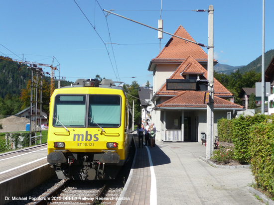 Montafoner Bahn Bludenz Schruns Eisenbahnstrecke Vorarlberg Österreich