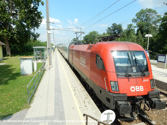 Nordbahn Eisenbahnstrecke Österreich Wien Bernhardstal Breclav Lundenburg