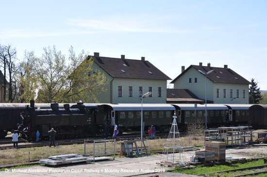 Stammersdorfer Lokalbahn Bahnhof Dobermannsdorf