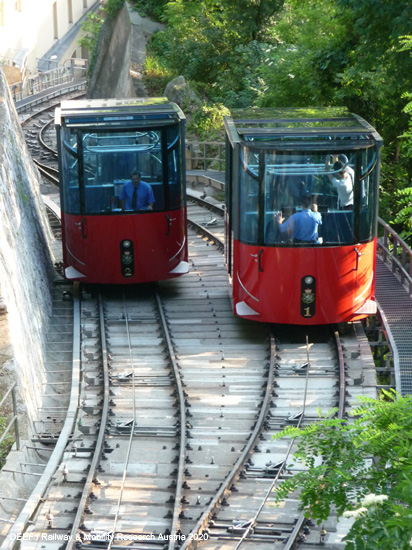 Standseilbahn Österreich Schlossbergbahn Graz