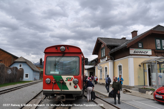 Murtalbahn Schmalspurbahn Unzmarkt Tamsweg Lungau Österreich