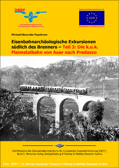 Buch Cover Fleimstalbahn Michael Populorum