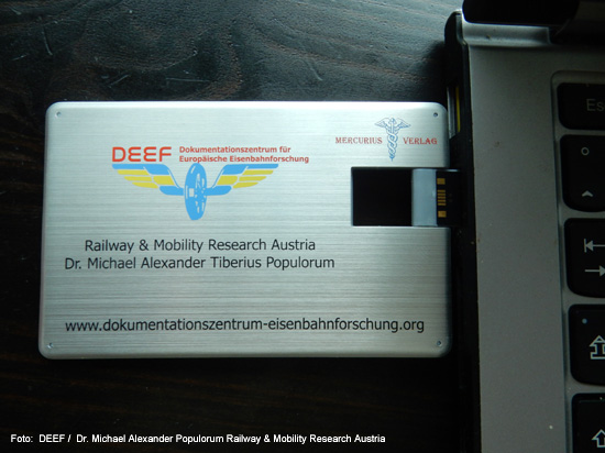 DEEF Datenkarte Dr. Michael Populorum Eisenbahn Österreich