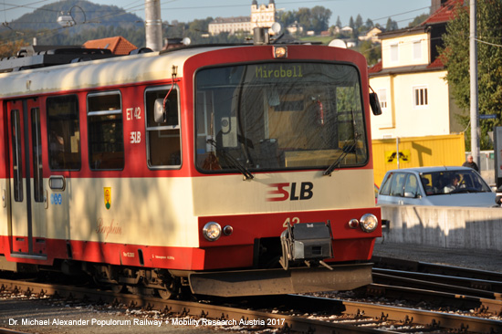 Regionalstadtbahn Salzburg S-Link Nächster Halt Mirabell