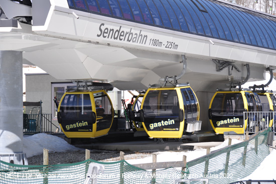 Senderbahn Seilbahn Gondelbahn Österreich Salzburg Angertal Bad Hofgastein Gasteinertal Hohe Tauern Schifahren Wandern