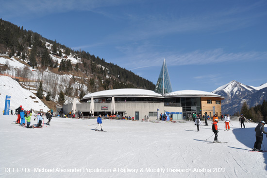 Skizentrum Angertal, Gondelbahn und Sesselbahn