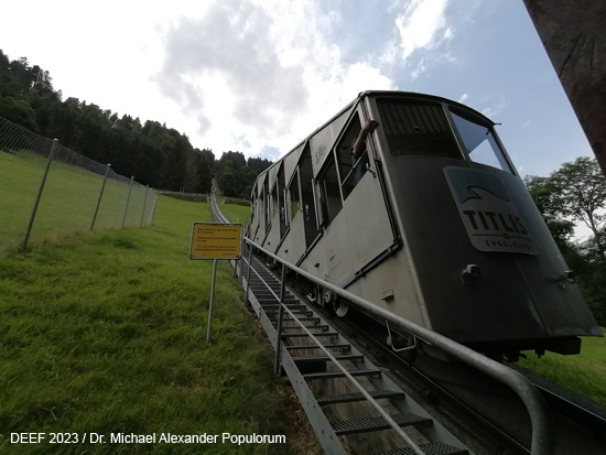 Gerschnialpbahn Standseilbahn Engelberg Schweiz