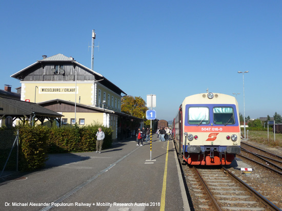 Erlauftalbahn Eisenbahnstrecke Österreich Pöchlarn Wieselburg Scheibbs Kienberg-Gaming Niederösterreich Regionalbahn ÖBB