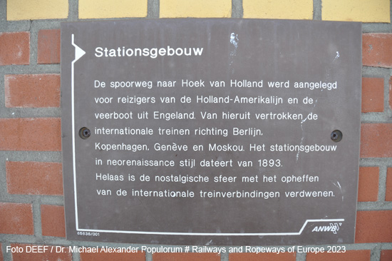 Alter Bahnhof Hoek van Holland Foto Bild Geschichte
