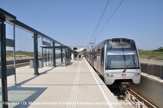 Bild Metro Zug Bahnhof Hoek van Holland Haven