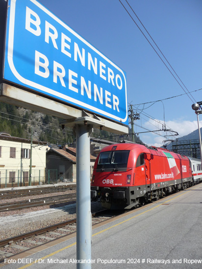 Brennerbahn Eurocity Eisenbahn Österreich Südtirol Italien