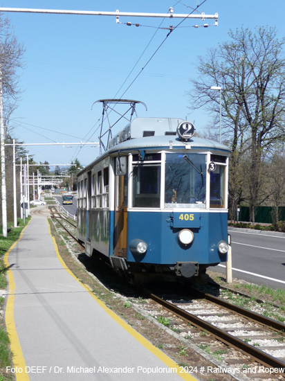 Opicina Tram Tranvia Triest Strassenbahn Piazza Oberdan Überlandstraßenbahn Eisenbahn Kleinbahn Österreich Italien Opcina