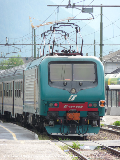 Foto Pustertalbahn Eisenbahn Franzensfeste Vintl Olong Bruneck Toblach Innichen Lienz Südtirol Italien SAD STA Bild