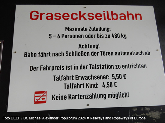 Bild Graseckbahn Seilbahn Garmisch-Partenkirchen Bayern Deutschland Pendelbahn Kleinkabinenseilbahn Das Graseck