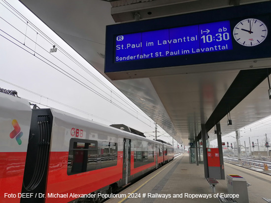 Koralmbahn Eröffnung Kärnten 2023 St. Paul im Lavanttal ÖBB Infra Eisenbahn Österreich Andreas Matthä Landeshauptmann Peter Kaiser