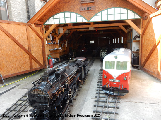 Bahnhistorischer Park Budapest Lokpark Magyar Vasúttörténeti Park Ungarisches Eisenbahnmuseum