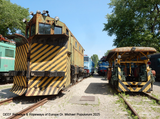 Bahnhistorischer Park Budapest Lokpark Magyar Vasúttörténeti Park Ungarisches Eisenbahnmuseum